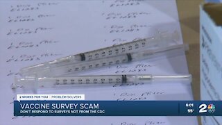 Vaccine survey scams: Don't respond to surveys not from the CDC