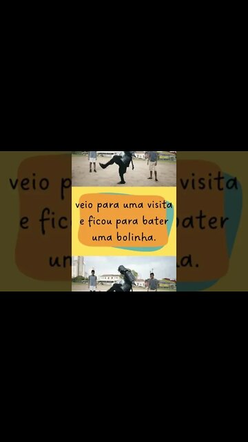 veio para uma visita e ficou para bater uma bolinha! - #shorts