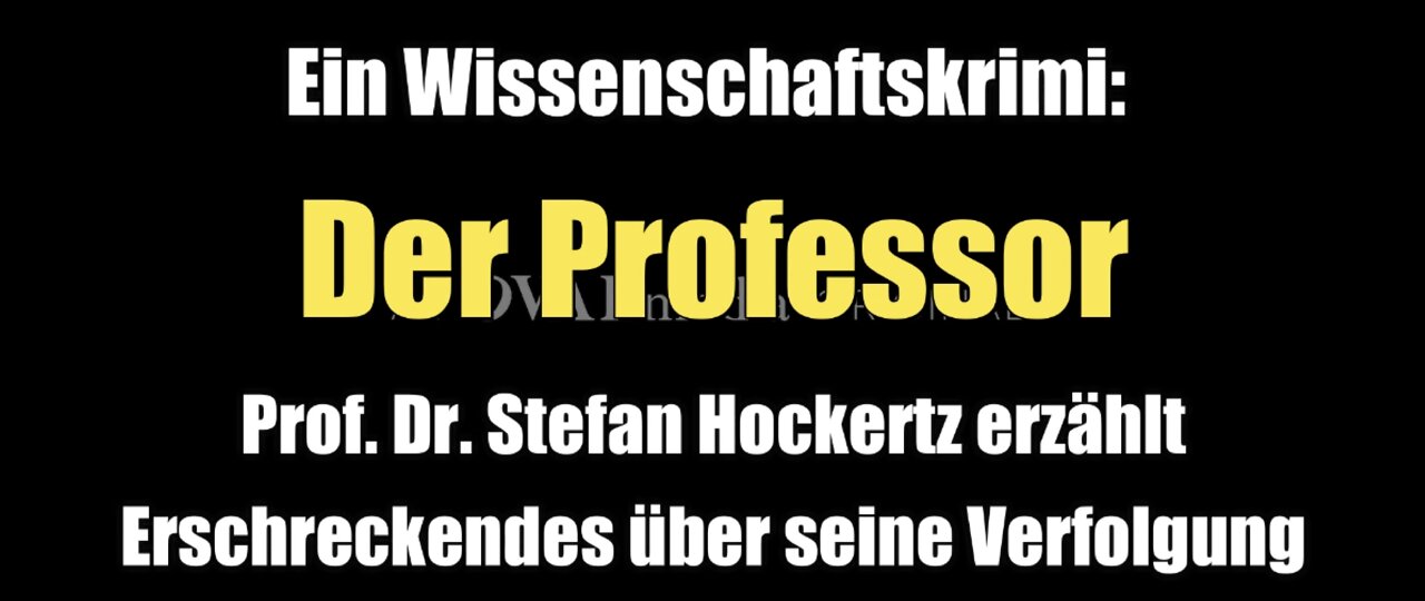 Ein Wissenschaftskrimi: Prof. Dr. Stefan Hockertz erzählt Erschreckendes über seine Verfolgung