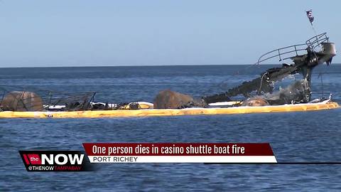 1 dead from shuttle boat fire in Port Richey