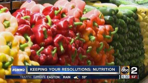 Keeping You Nutrition Resolutions