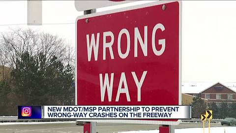 New MDOT/MSP partnership to prevent wrong-way crashes on the freeway