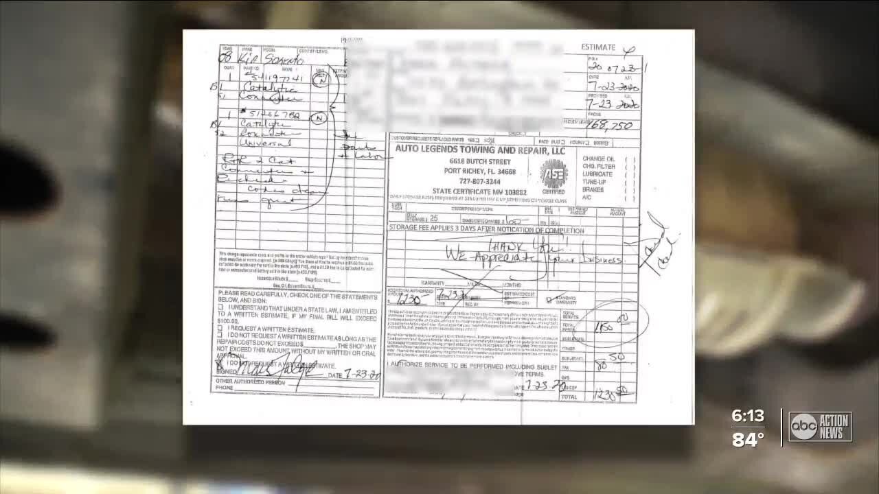 Pasco County auto repair shop under investigation after customer complaints