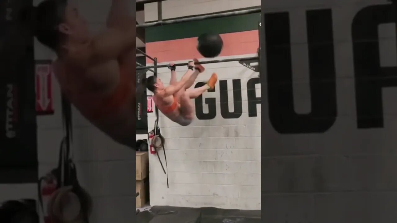 Hard Body Chinese Girl Has a Unique Workout Routine