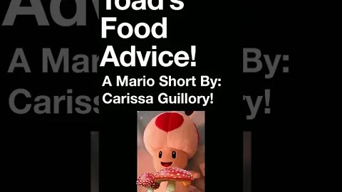 Toad's Food Advice! A Mario Short! (2022) #Shorts