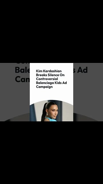 Kim Kardashian Controversial Balenciaga #kimkardashian #shorts #shortvideo