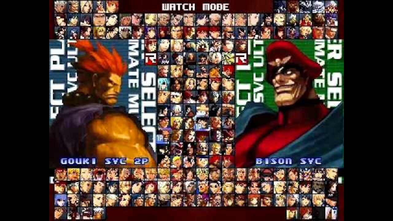 Live matches! Snk vs capcom ultimate mugen!