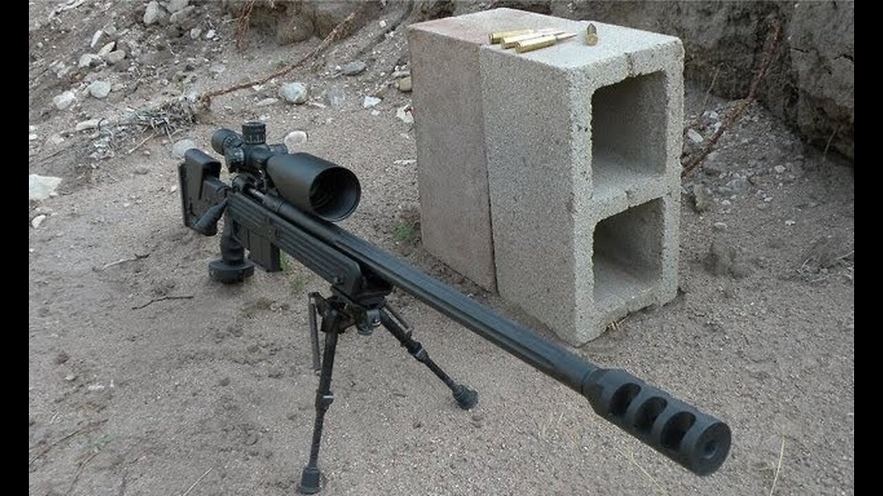 338 Lapua VS Cinder Blocks at 1000 Yards!