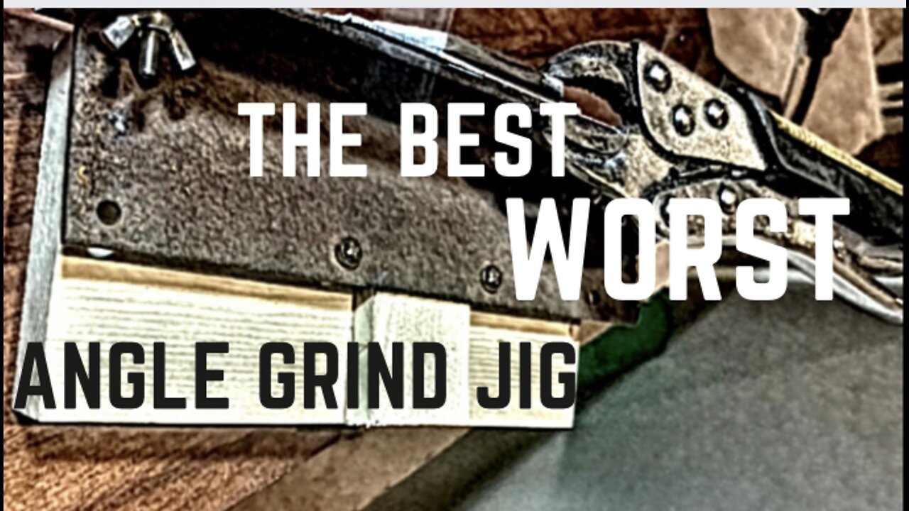 Rusty crusty angle grinding jig