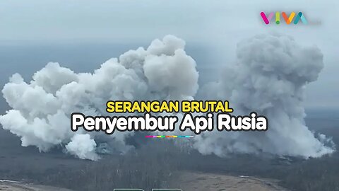 Aksi Penyembur Api Wagner Group Gerus Benteng Pertahanan Ukraina