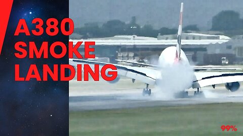 A380 Nightmare: Singapore Airlines' Giant Smokes on Runway After Landing!