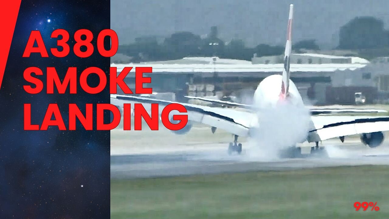 A380 Nightmare: Singapore Airlines' Giant Smokes on Runway After Landing!