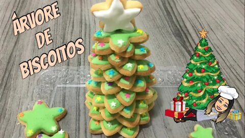 Árvore de Biscoitos de Natal passo a passo - Fácil de Fazer e Ótima para vender