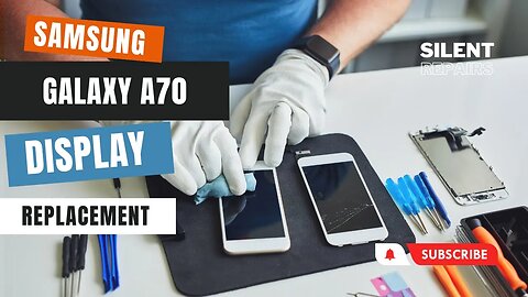 Samsung Galaxy A70 | Screen repair | Display replacemebnt | Repair video