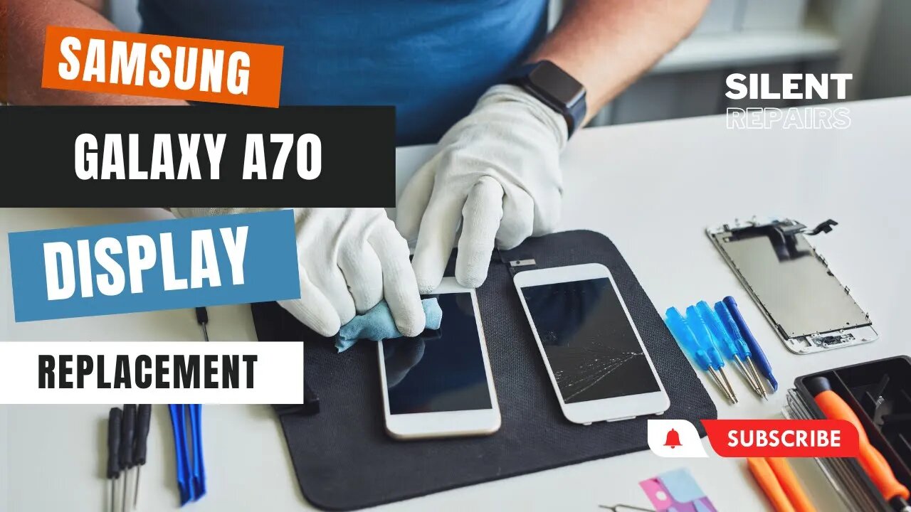Samsung Galaxy A70 | Screen repair | Display replacemebnt | Repair video