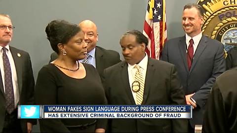 Phony sign language interpreter used at Seminole Heights killer arrest press conference