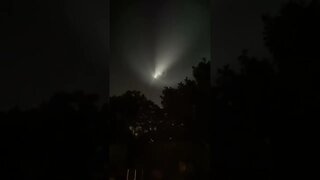 Night time Space X Launch