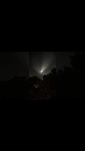 Night time Space X Launch