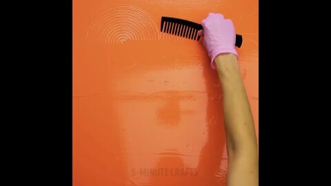 WALL PAINTING IDEAS USING ORDINARY THINGS