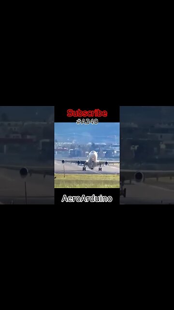 Pilot Makes Too Heavy #A340 Takeoff #Aviation #Avgeeks #AeroArduino