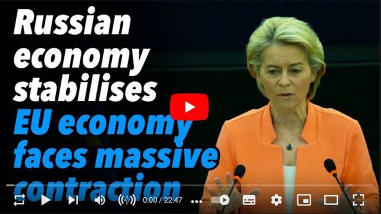 RUSSIAN ECONOMY STABILISES. EU ECONOMY FACES MASSIVE CONTRACTION