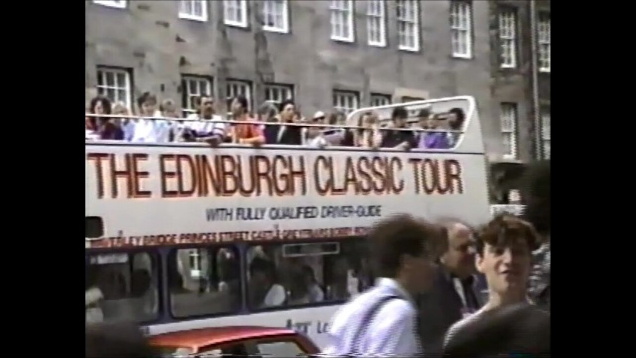 Edinburgh Scotland & Castle, 1991