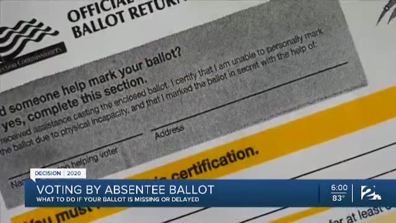 Voting by absentee ballot