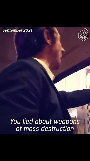 Veteran Confronts George W Bush