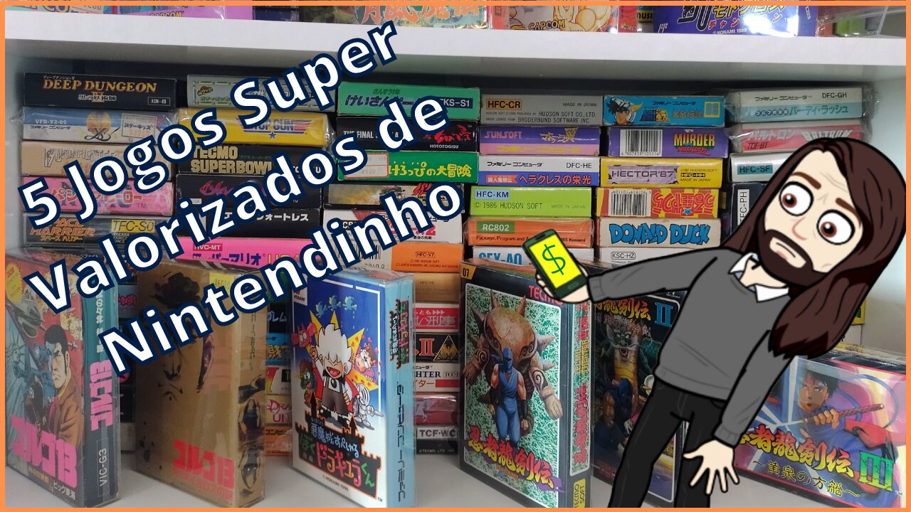 5 Jogos Super Valorizados de Nintendinho