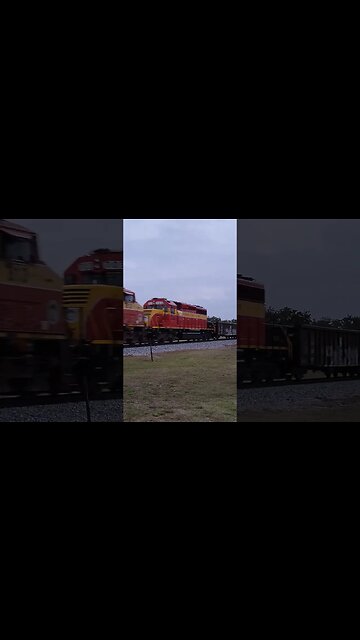 Florida East Coast Railway FEC-206 with 703 at Daytona Beach Golf Club Apr. 24 2023 #railfanrob