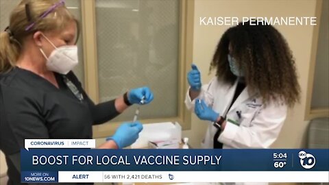 Local Pfizer vaccine supply getting boost from each vial