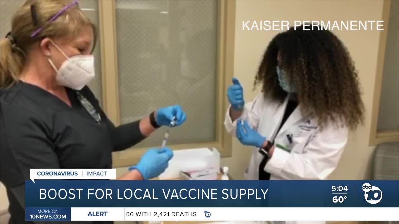 Local Pfizer vaccine supply getting boost from each vial