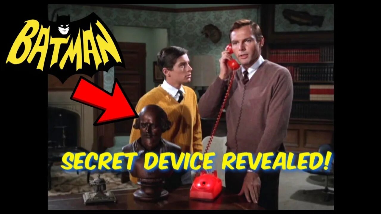 Revealing: How The SECRET Hidden Statue Device on Batman (60's) TV Show ACTUALLY Worked!