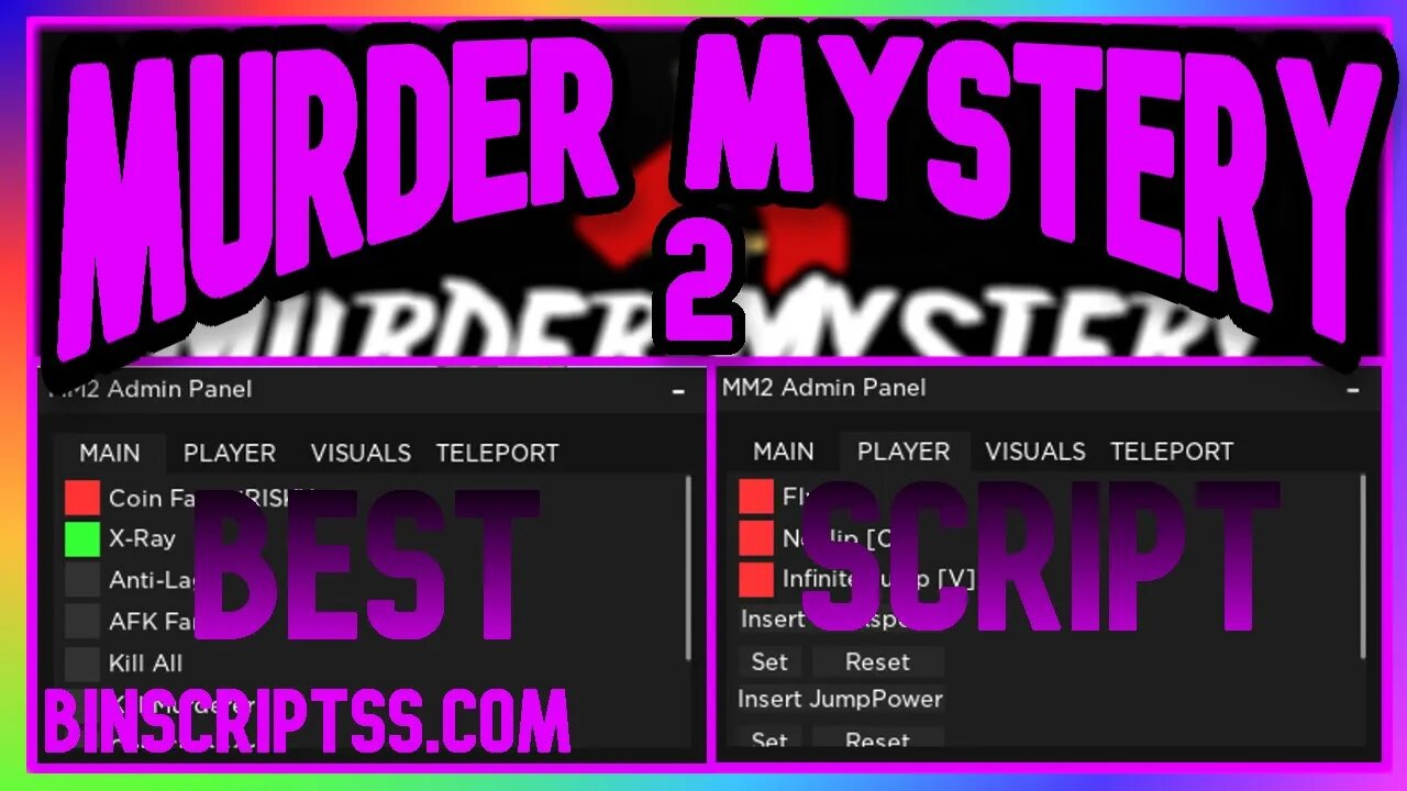 ROBLOX Murder Mystery 2 Script - LOTS OF FEATURES *PASTEBIN 2023*