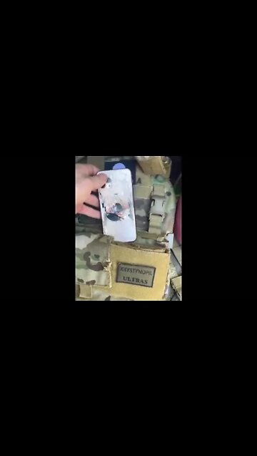 iPhone Saves Ukrainian Soldier's Life, Stops Bullet