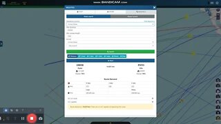 Airline Manager 4 Botswana routes to Hawaii