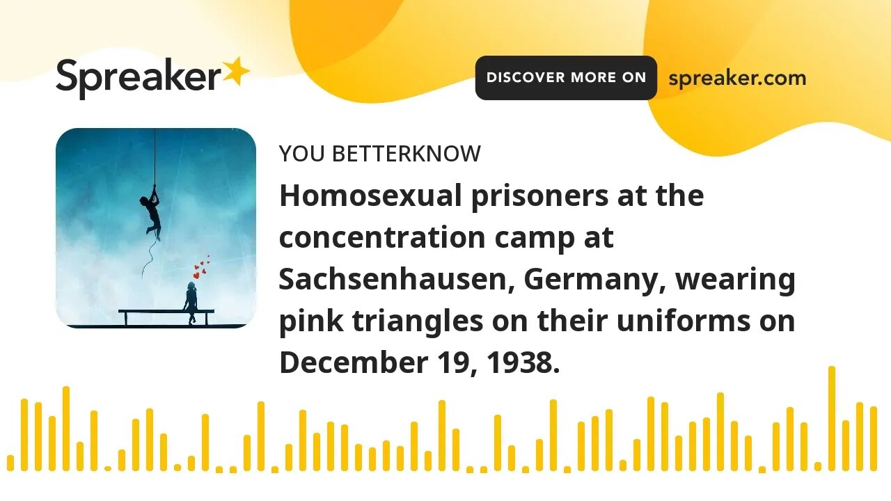 Homosexual prisoners at the concentration camp at Sachsenhausen, Germany, wearing pink triangles on