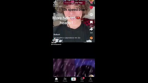 Creepy helmet head on TikTok thinks he’s a knight!