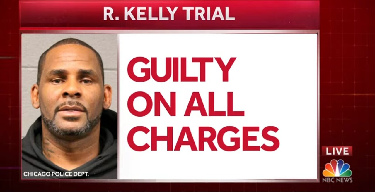 Breaking news - R. Kelly Found Guilty On All Charges In Racketeering And Sex Trafficking Case