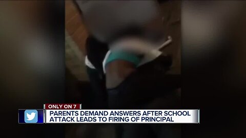 Students protest firing of Cornerstone High School's principal following brutal fight that was caught on video