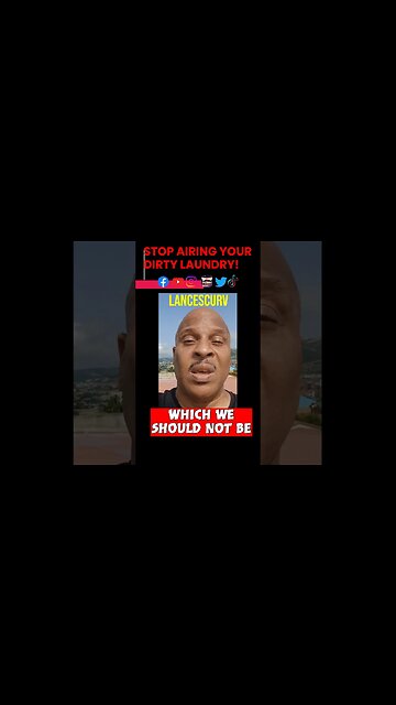 STOP AIRING YOUR DIRTY LAUNDRY ON THE INTERNET | LANCESCURV.com