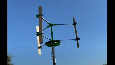 WIND TURBINE - Small Sharp VAWT