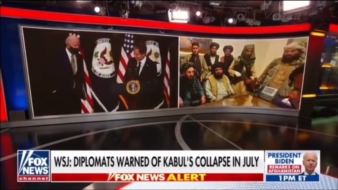 The Fall of Afghanistan is on Biden and he had the intel