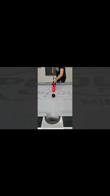 Precision Pool Trick- Free Throw style :)! 🏀🎱⚪🔴 #8ballpool #shorts