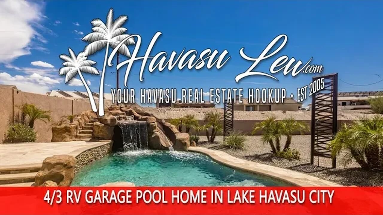 Lake Havasu 4 Bedroom RV Grage Pool Home 3742 Challenger Dr MLS 1027079