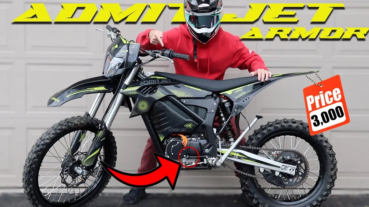 *NEW* CHEAP 85+ MPH Electric Dirt Bike With GEARS // INSANE Admit Jet Armor