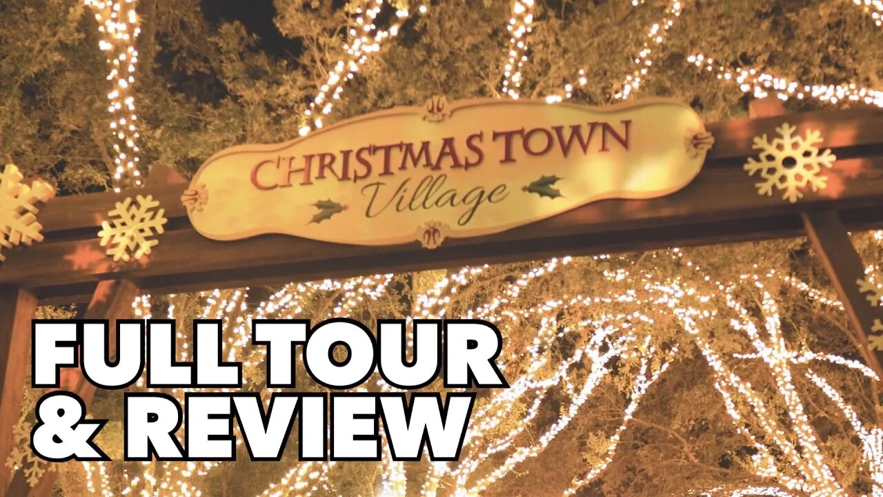 Busch Gardens Tampa Christmas Town Full Tour & Review