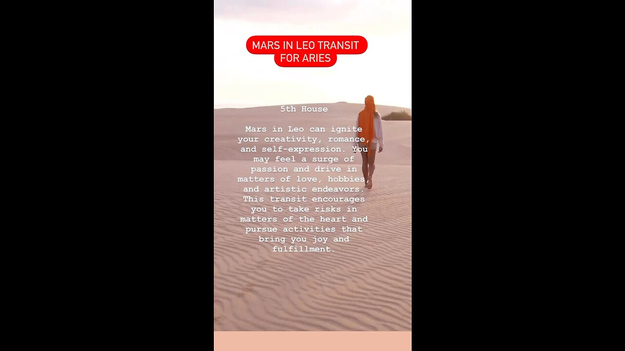 ARIES♈️- MARS IN LEO TRANSIT #aries #marsinleo #tarotary (what you need to know)