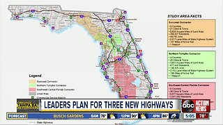 Leaders planning for three new highways