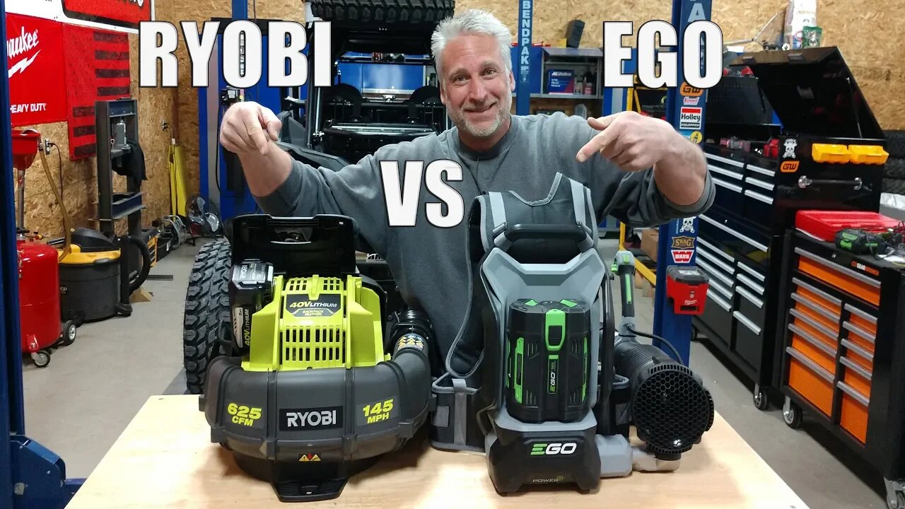 NEW RYOBI 40V Backpack Blower RY40440 Vs EGO 56V LB6002 Backpack Blower